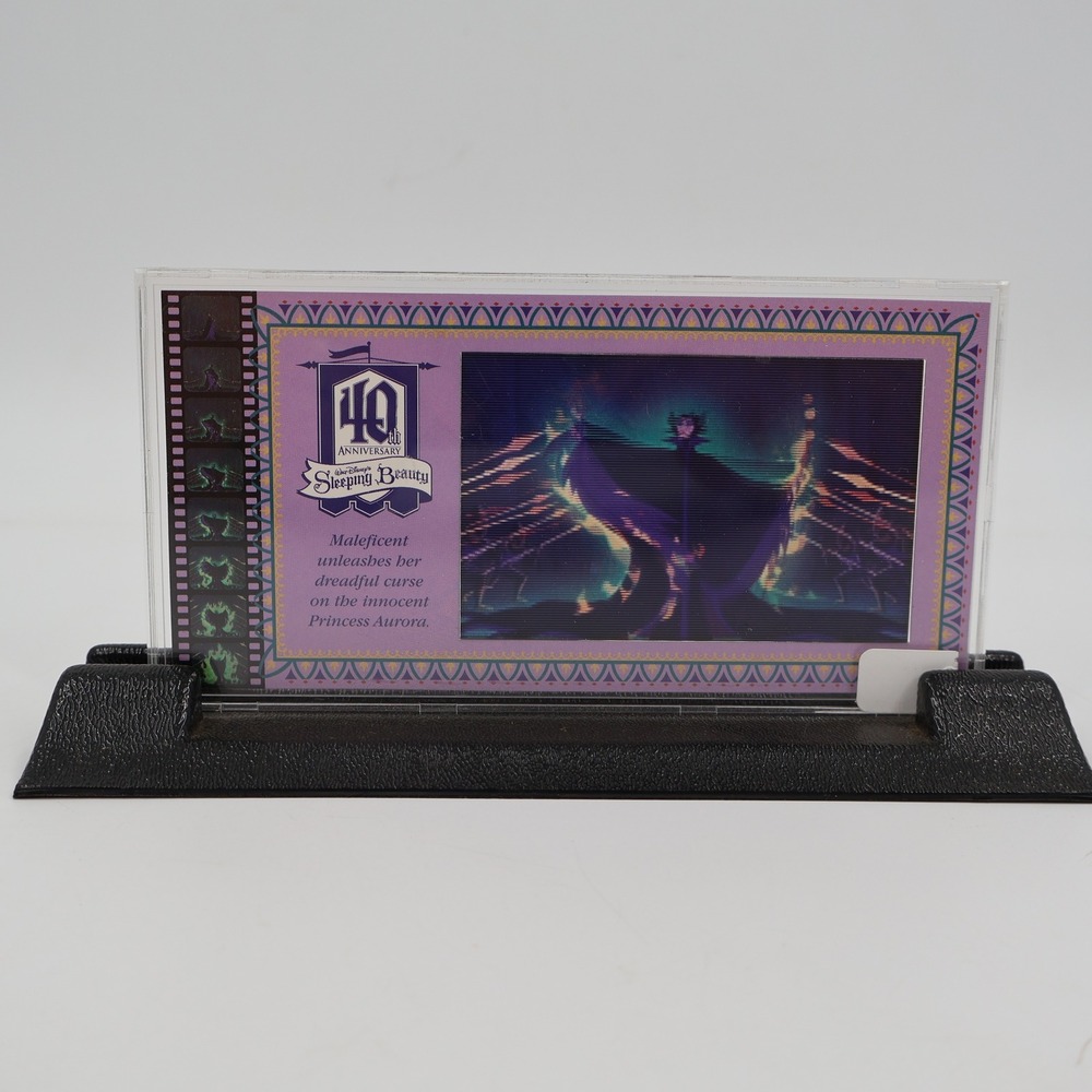 Disney Maleficent Film Cell Sleeping Beauty 40th‎ Anniversary LE 4488 Purple
